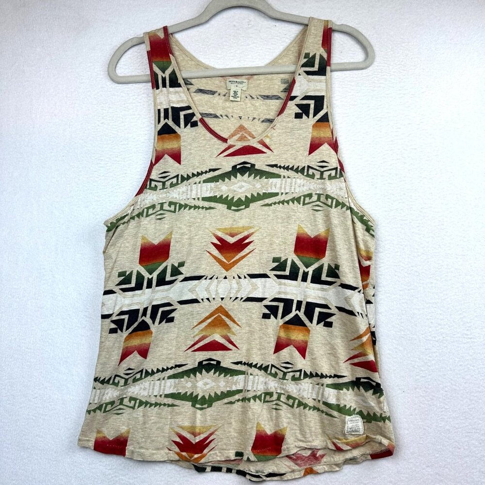 Ralph Lauren Denim & Supply Tribal Tank Mens Small Aztec Southwestern Shirt